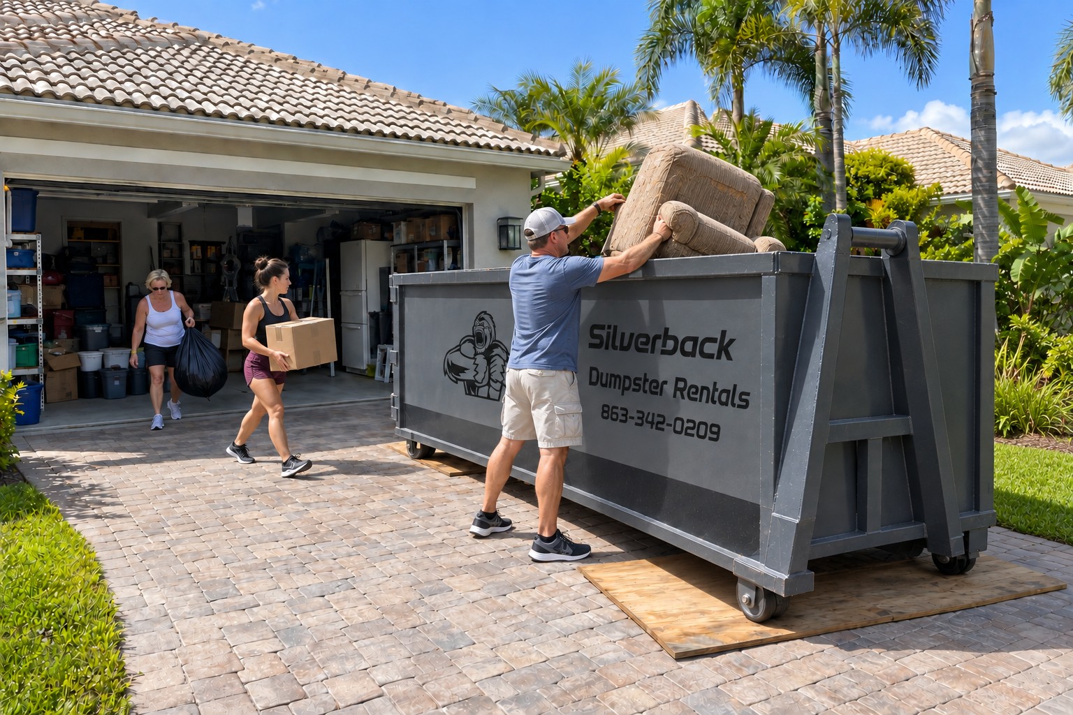 Estero Dumpster Rental: Driveway-Safe Roll-Offs for Home & Business Projects