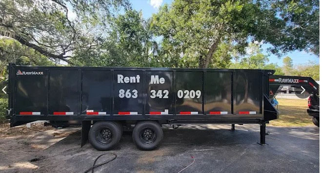 RAWMAXX 27-yard dump trailer